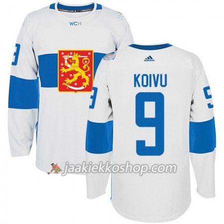 Suomi Pelipaita Mikko Koivu 9 2016 World Cup Valkoinen Premier Paita